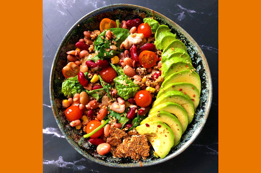 Easy high protein summer salad