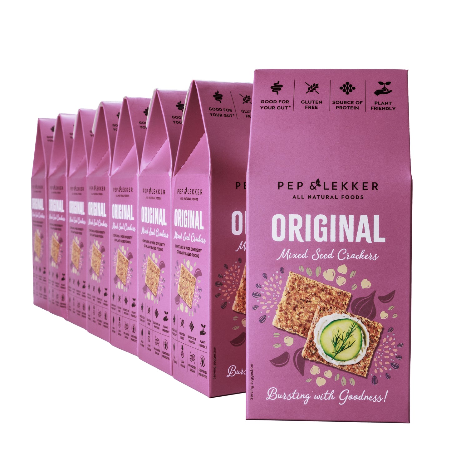 Original Mixed Seed Crackers (110g) x 8