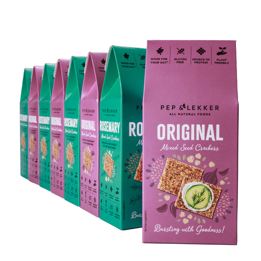 Rosemary & Original Mixed Seed Cracker Bundle (8 x 110g)