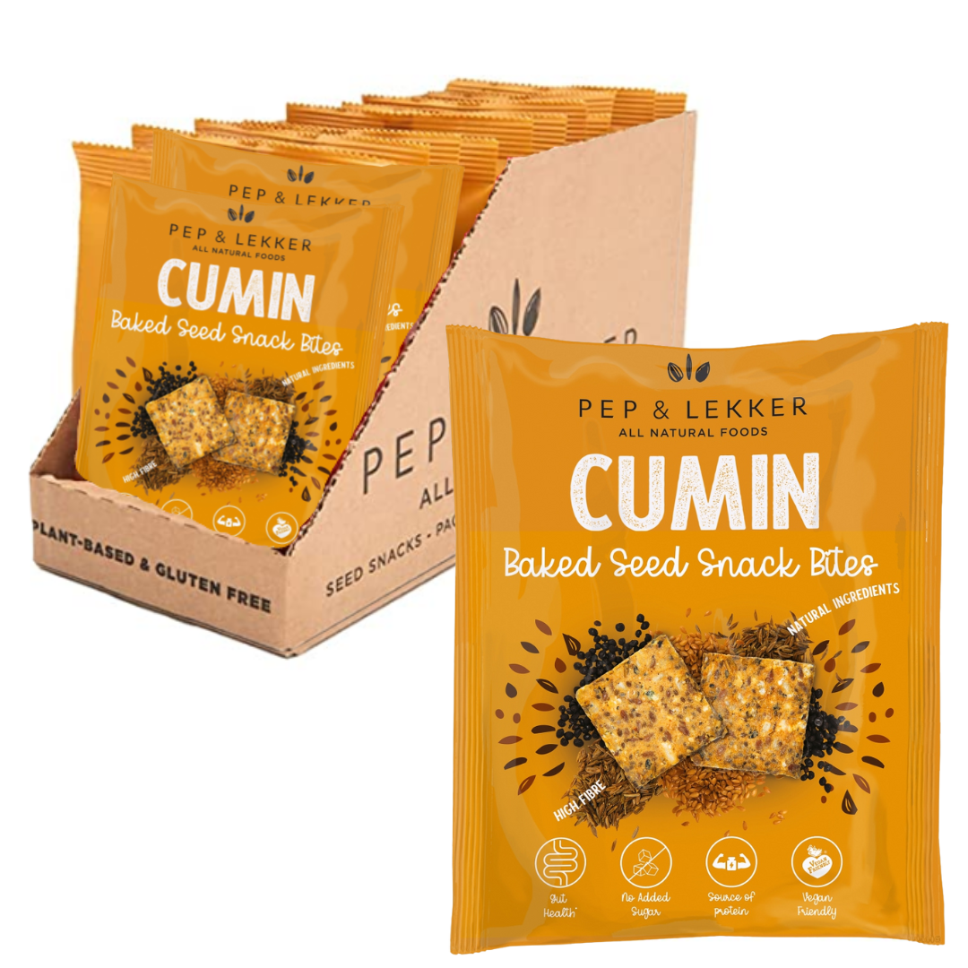 Cumin Prebiotic Baked Seed Snack Bites