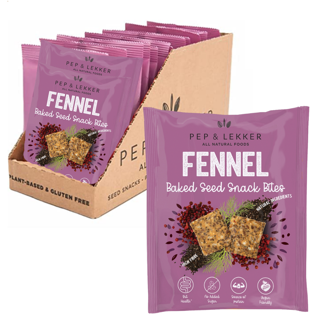 Fennel Baked Prebiotic Seed Snack Bites