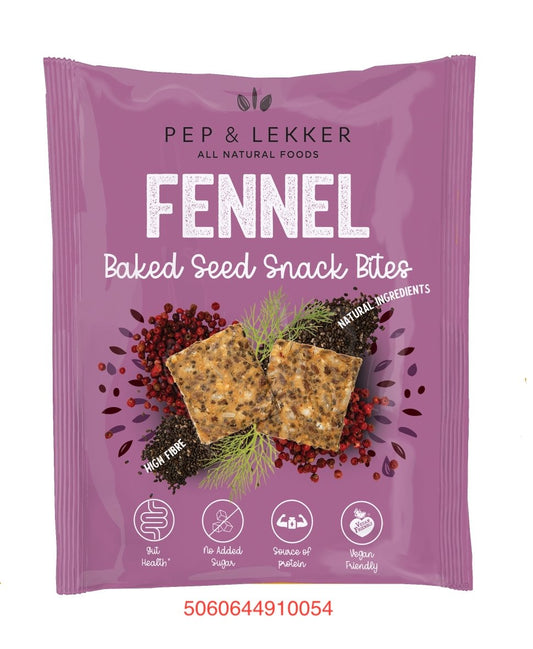 Fennel Baked Prebiotic Seed Snack Bites