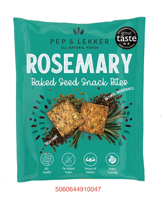 Rosemary Prebiotic Baked Seed Snack Bites